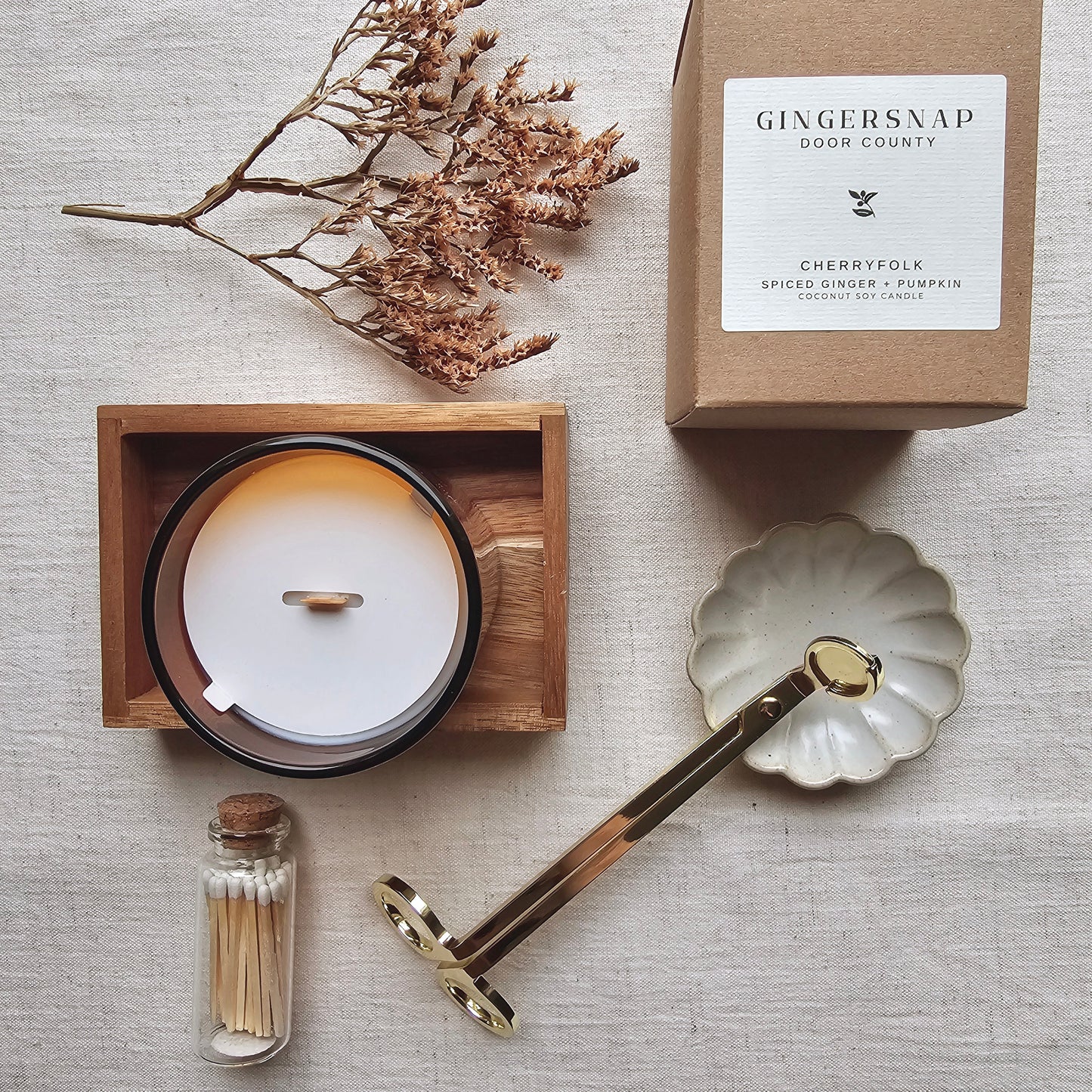 GINGERSNAP Spiced Ginger + Pumpkin