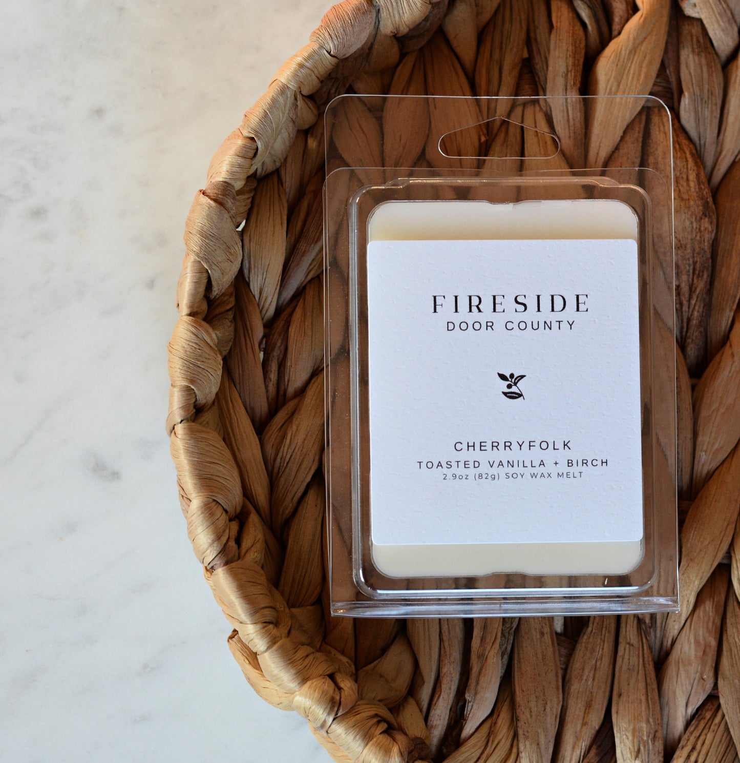 FIRESIDE Door County Wax Melt in Toasted Vanilla + Birch