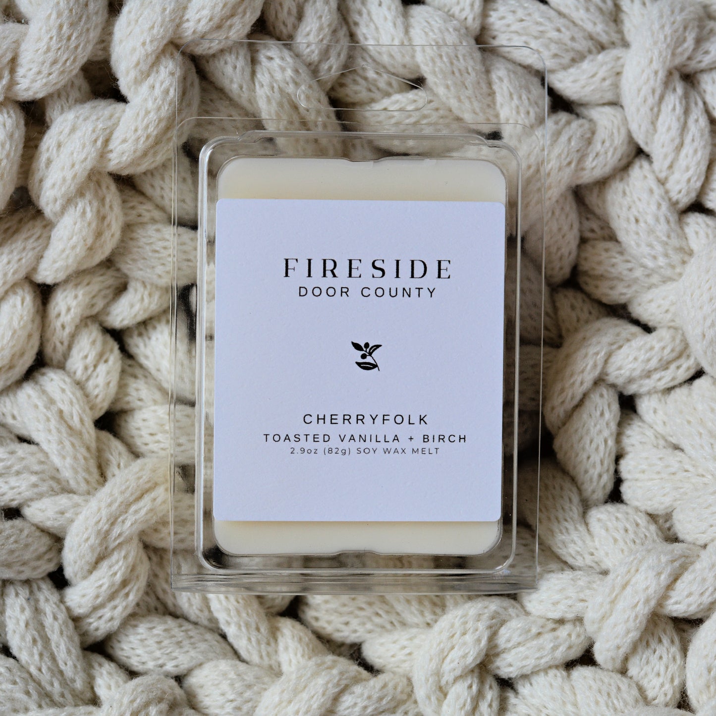 FIRESIDE Door County Wax Melt in Toasted Vanilla + Birch