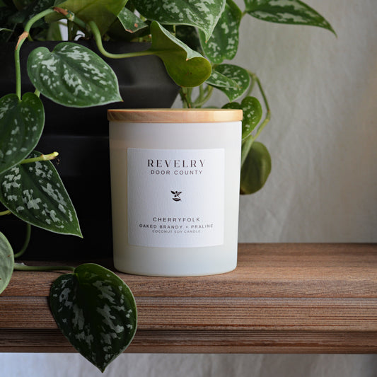 REVELRY Candle Oaked Brandy + Praline