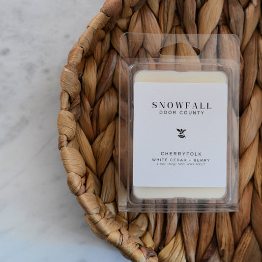 SNOWFALL Wax Melt White Cedar + Berry