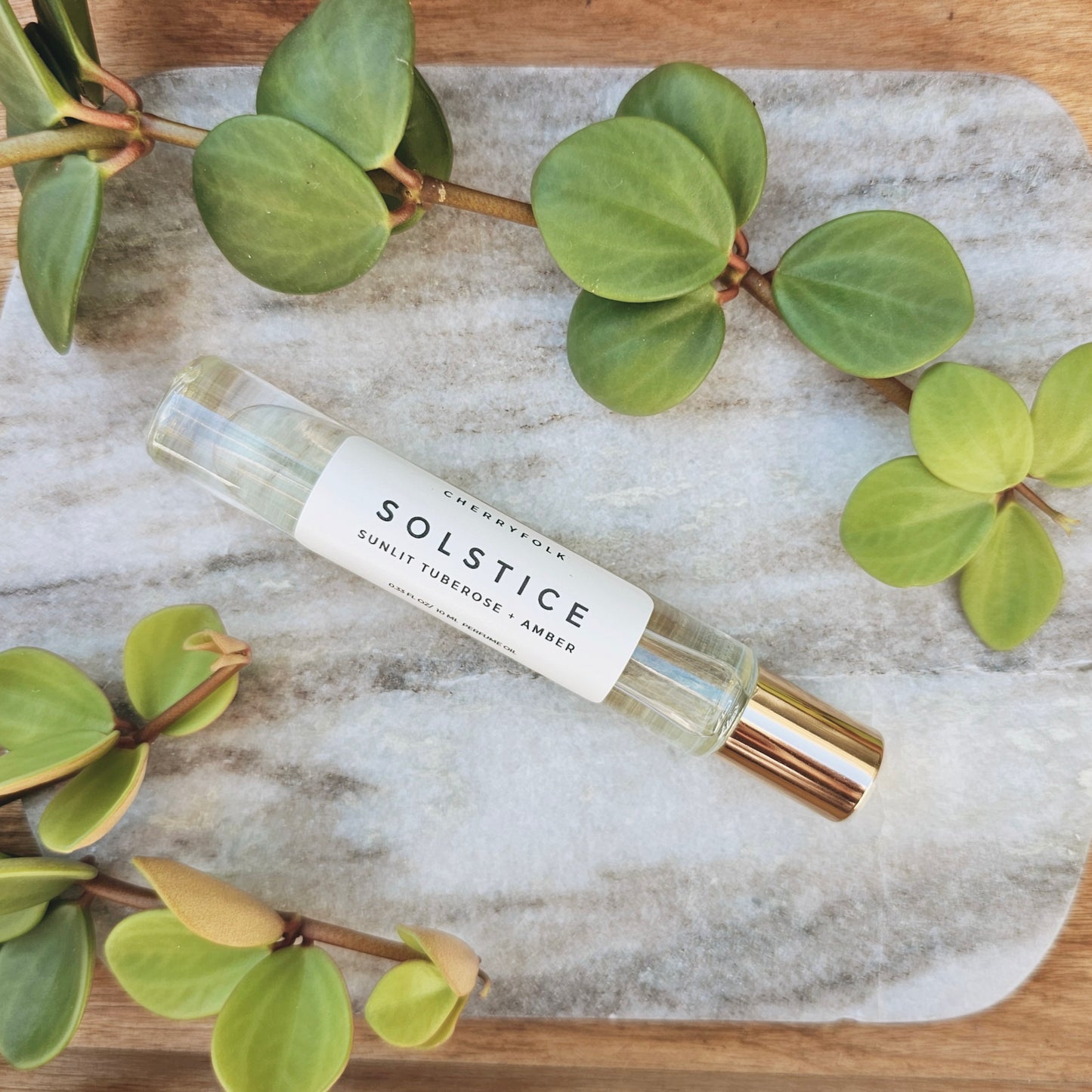 SOLSTICE Sunlit Tuberose + Amber Perfume Oil